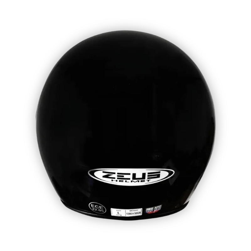 Casco Zeus 507 Abierto Negro Mate