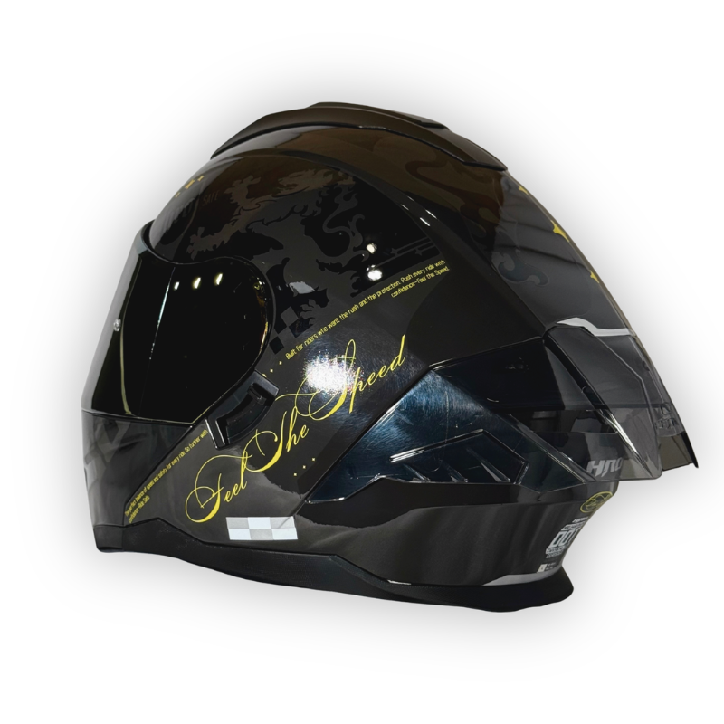 Casco HRO 3480 DV Abatible Gris Brillante