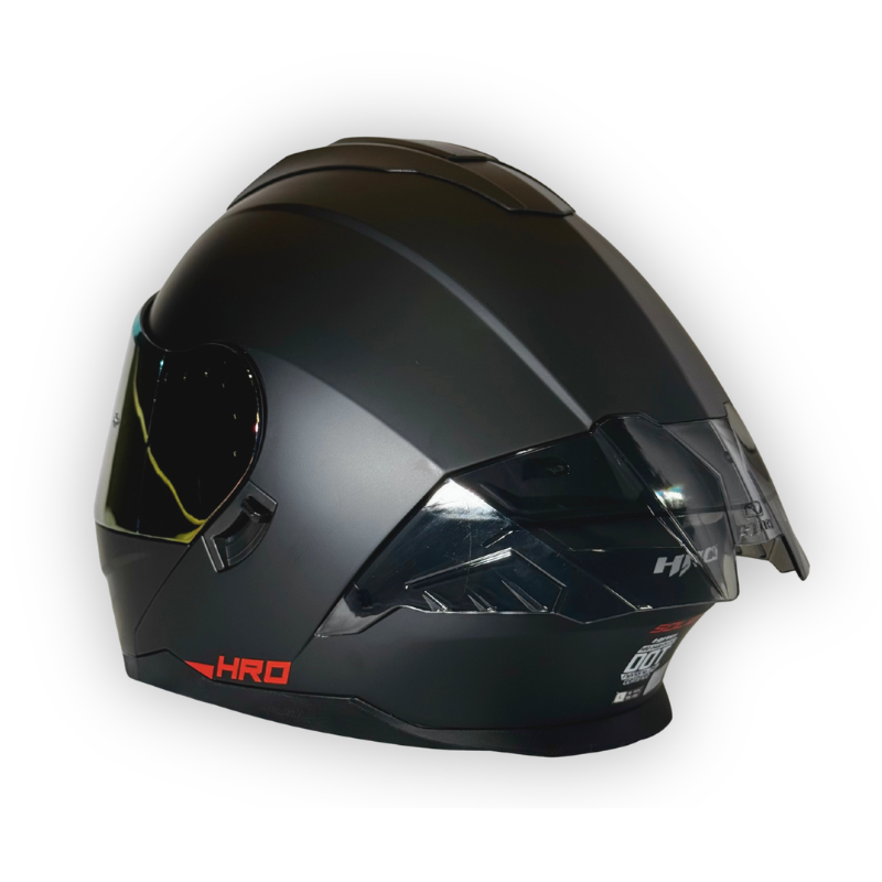 Casco HRO 3480 DV Abatible Negro Mate