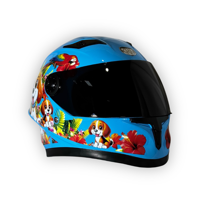 Casco Infantil KRM Dog Azul