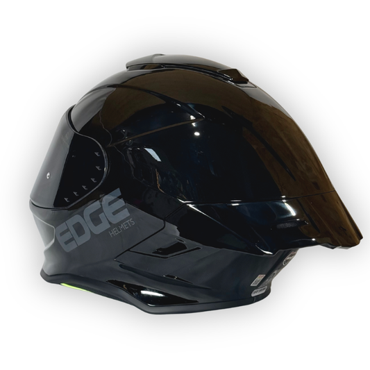 Casco EDGE Shanghai Negro Brillo