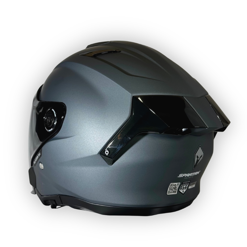 Casco SPARTAN BLAZER Abierto Gris Mate