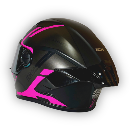 Casco Integral ICH 451 Fucsia Diseño Mate