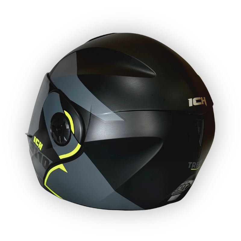 Casco ICH 3110 Abatible Negro-Gris