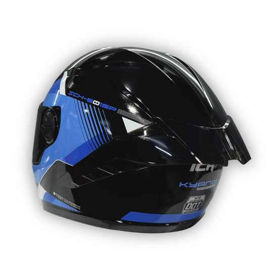 Casco Integral ICH 501 KYANU Purpura-Negro Brillante