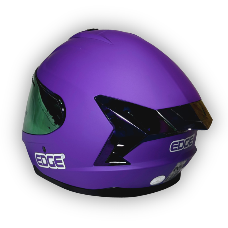Casco EDGE Integral Morado Mate