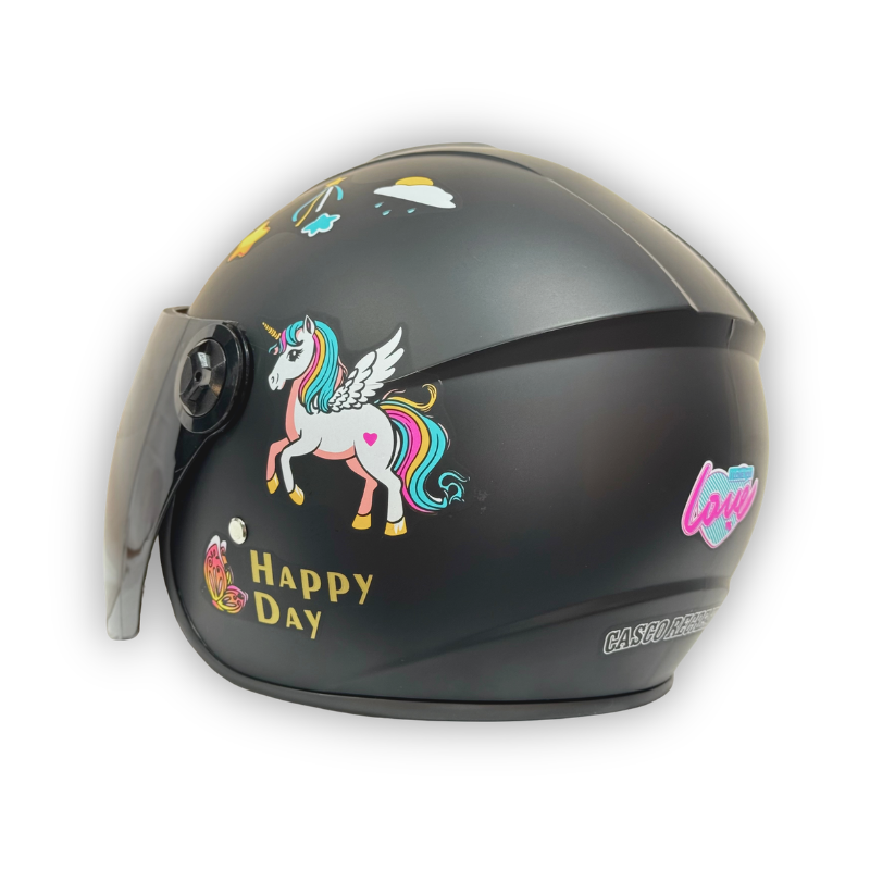 CASCO INFANTIL ABIERTO UNICORNIO