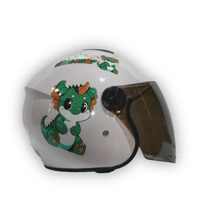 CASCO INFANTIL ABIERTO DINO BLANCO