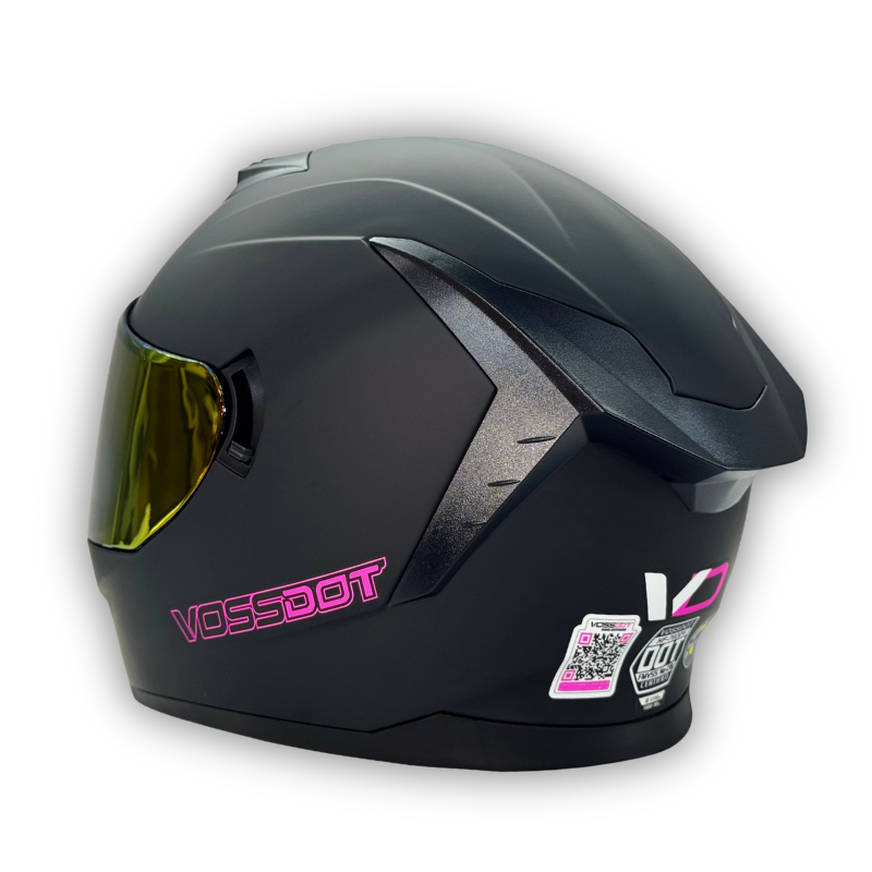 Casco VOSSDOT HF-702DV Negro Mate