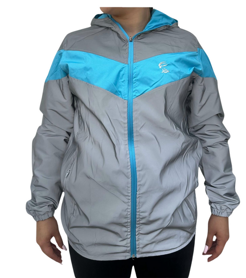 CHAQUETA REFLECTIVA DOBLE FAZ AZUL CIELO