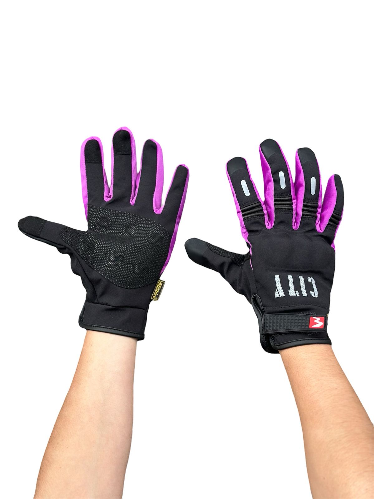GUANTES DE PROTECCION CITY LILA