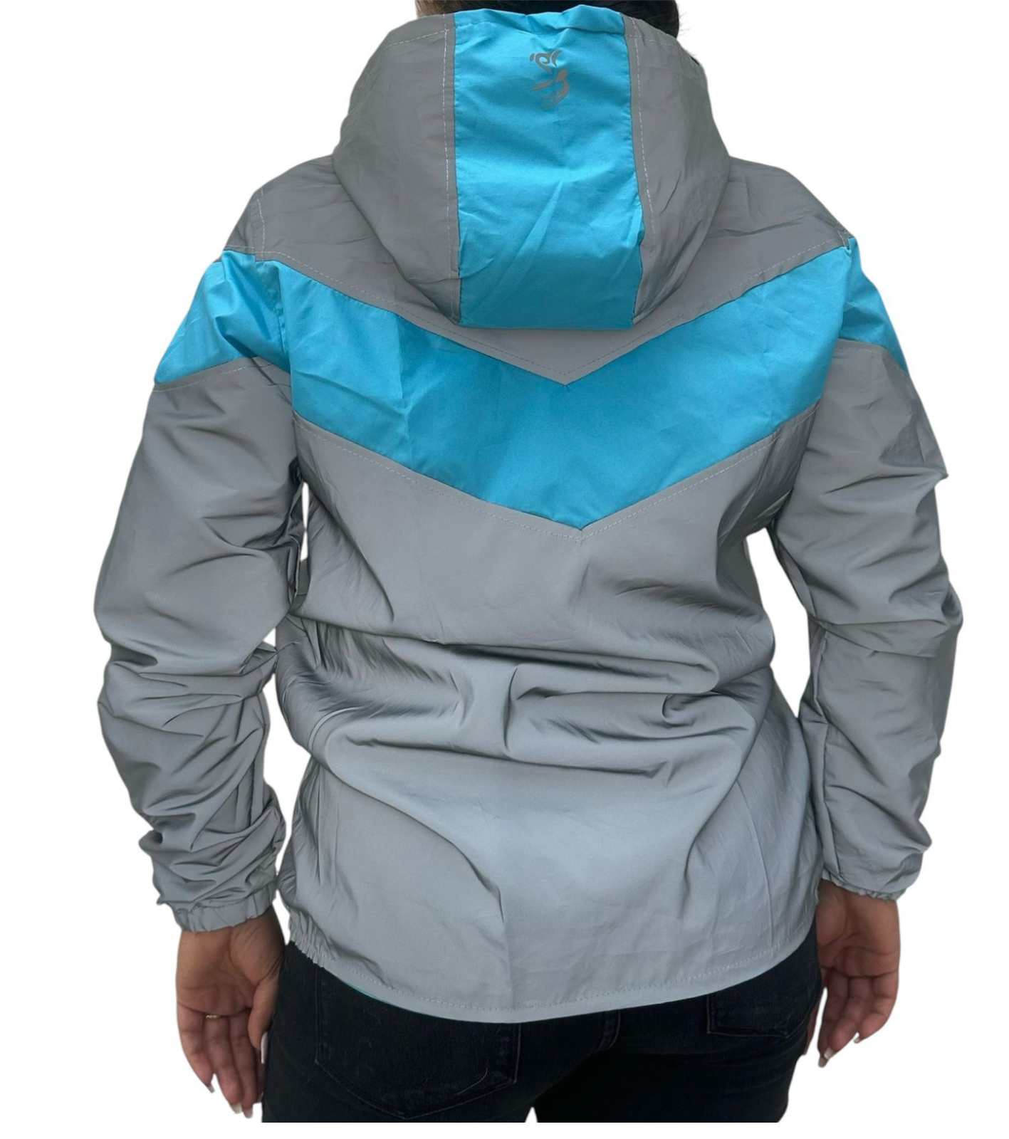 CHAQUETA REFLECTIVA DOBLE FAZ AZUL CIELO