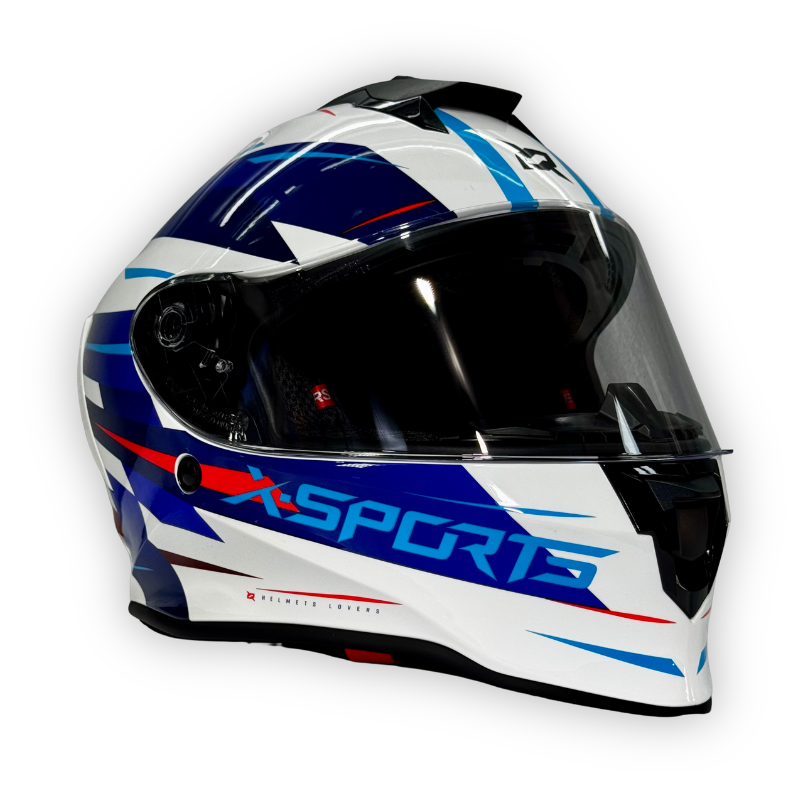 Casco X-SPORTS V151 Blanco Brillante