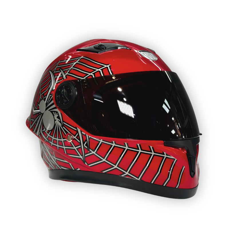 Casco Infantil KRM Spiderman Adventure
