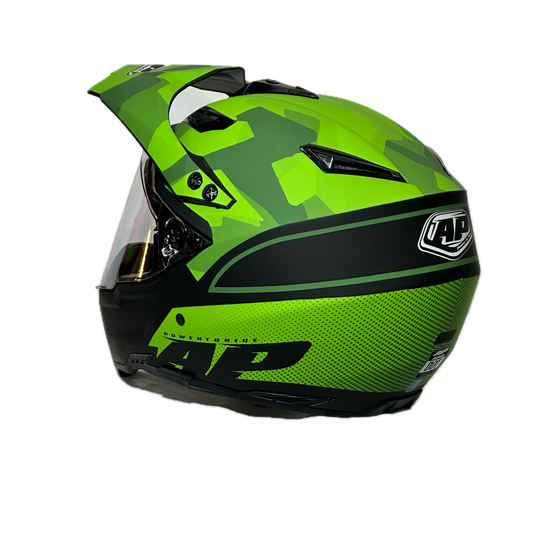 CASCO MULTIPROPOSITO AP28 VERDE - NEGRO