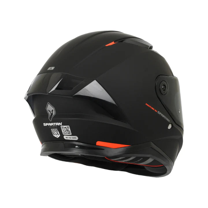 Casco SPARTAN PANTHER SV Negro Mate