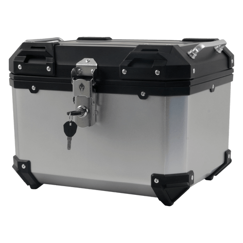 MALETERO SPARTAN 45 LITROS GRIS PLATA - NEGRO