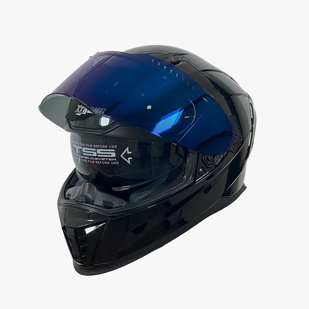 CASCO XTRONG M69 NEGRO BRILLO