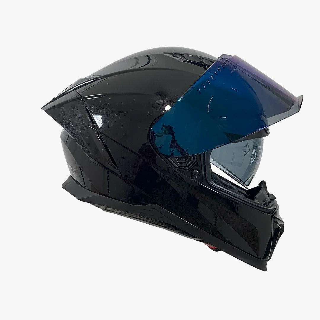 CASCO XTRONG M69 NEGRO BRILLO