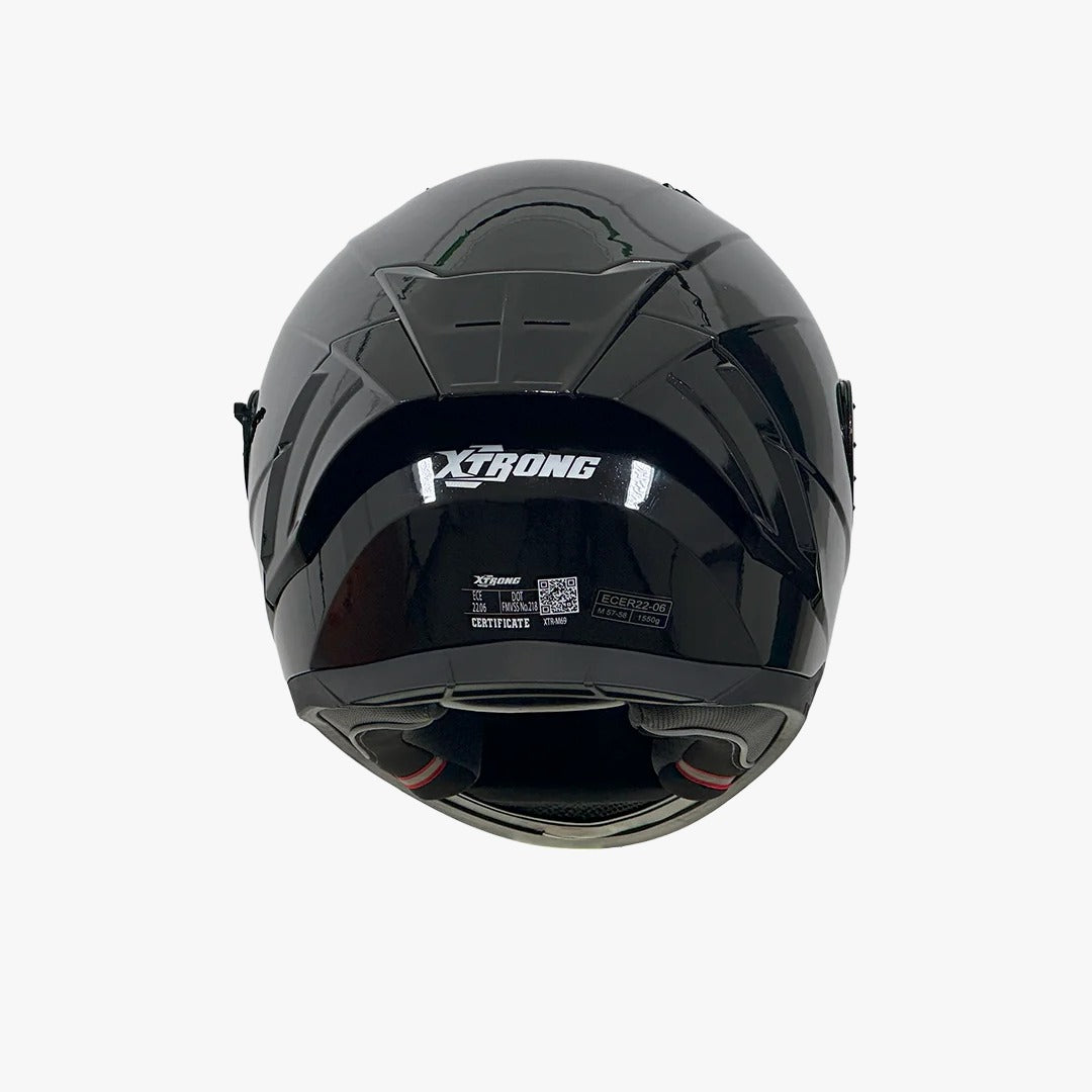 CASCO XTRONG M69 NEGRO BRILLO