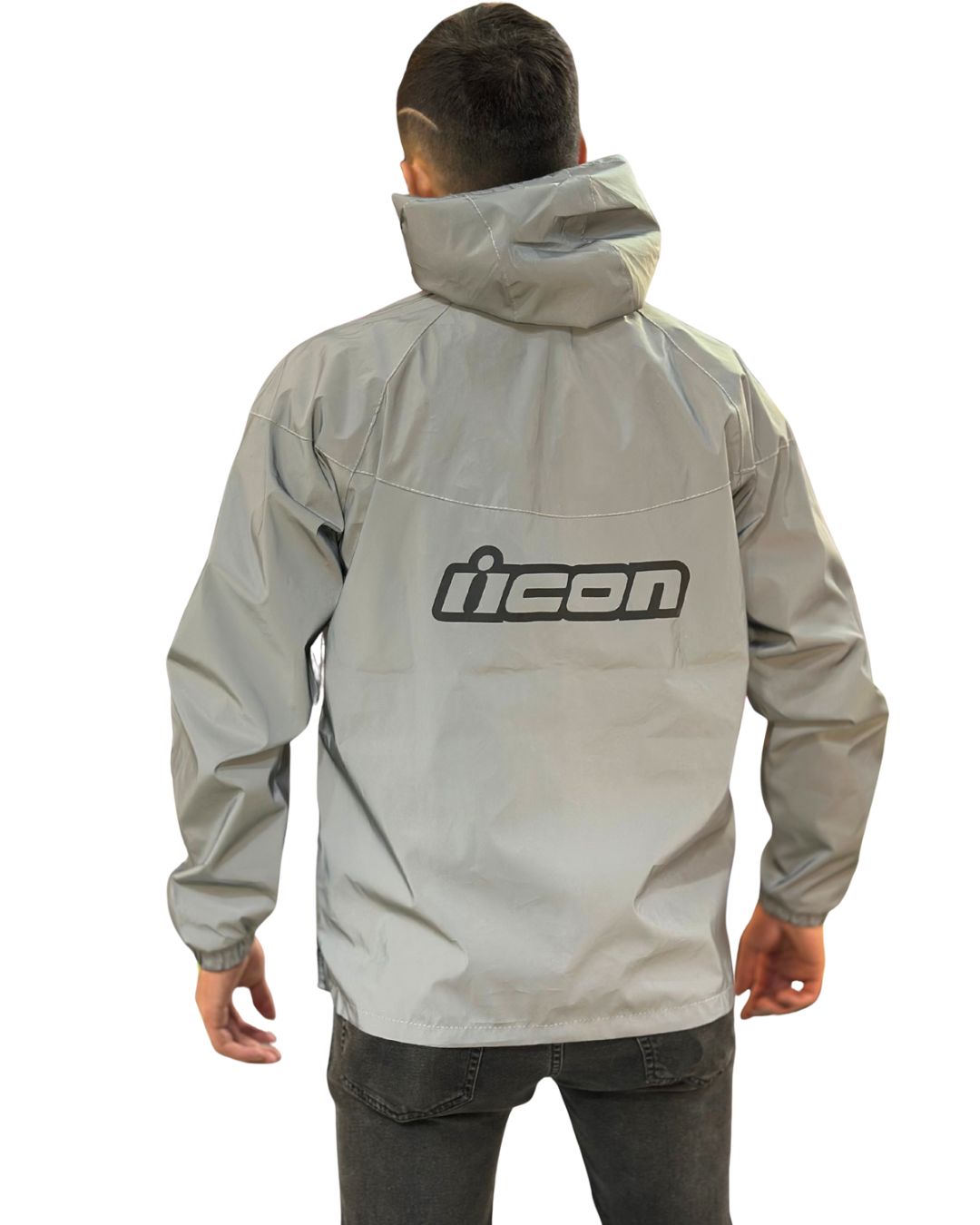 CHAQUETA REFLECTIVA DOBLE FAZ NEGRA