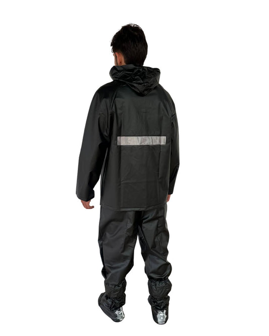 IMPERMEABLE VULCANIZADO GRUESO NEGRO