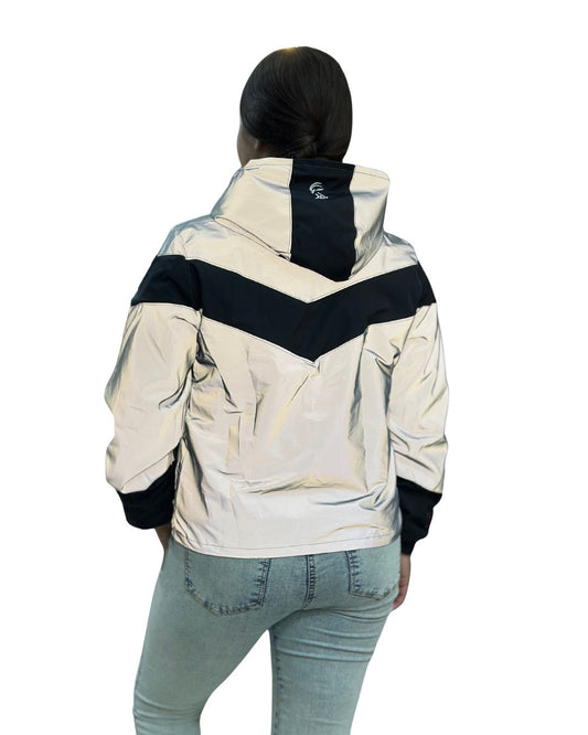 Chaqueta Reflectiva Perchada Negra