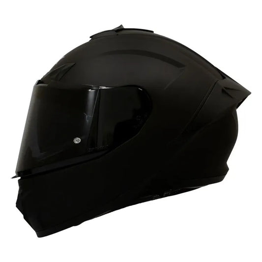 Casco Moto SMK Typhoon Negro Mate