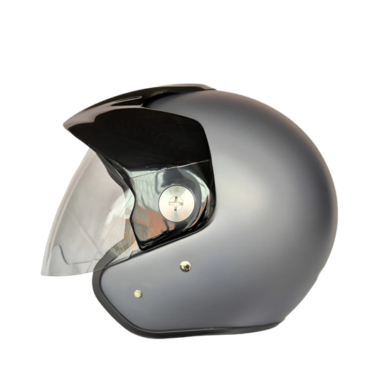 Casco Zeus 507 Abierto Solid Gris Mate Oscuro