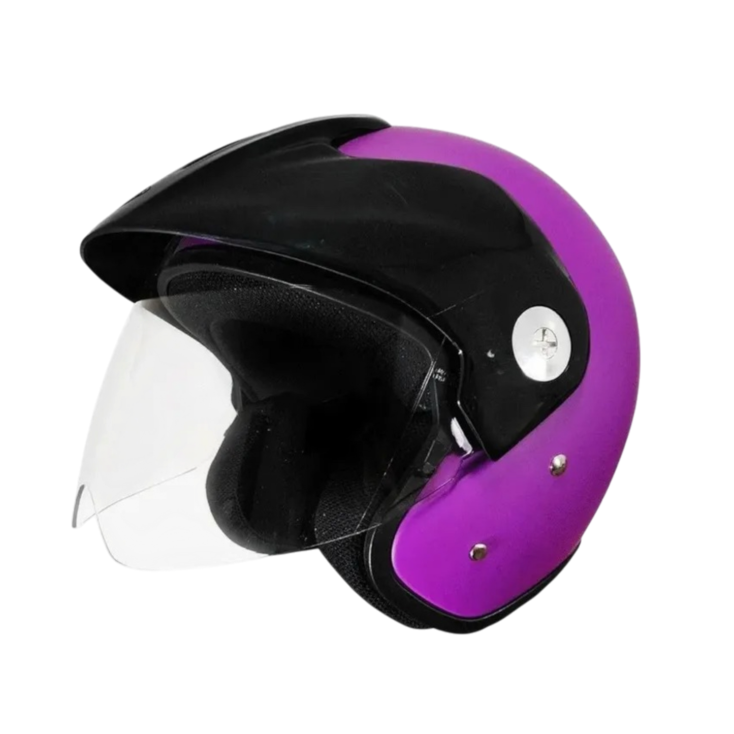 Casco Zeus 507 Abierto Solid Morado Mate