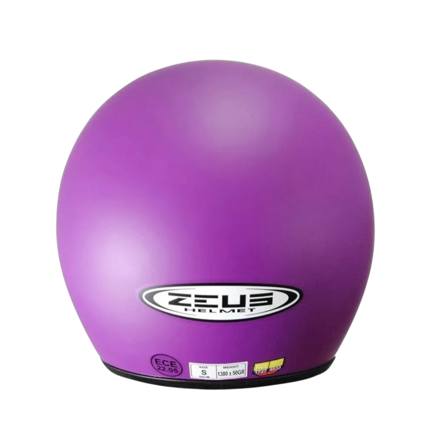 Casco Zeus 507 Abierto Solid Morado Mate
