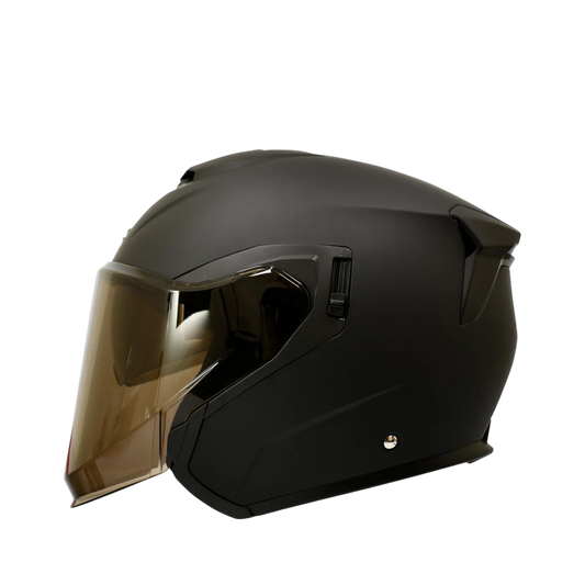 Casco Abierto Zeus 626 Negro Mate