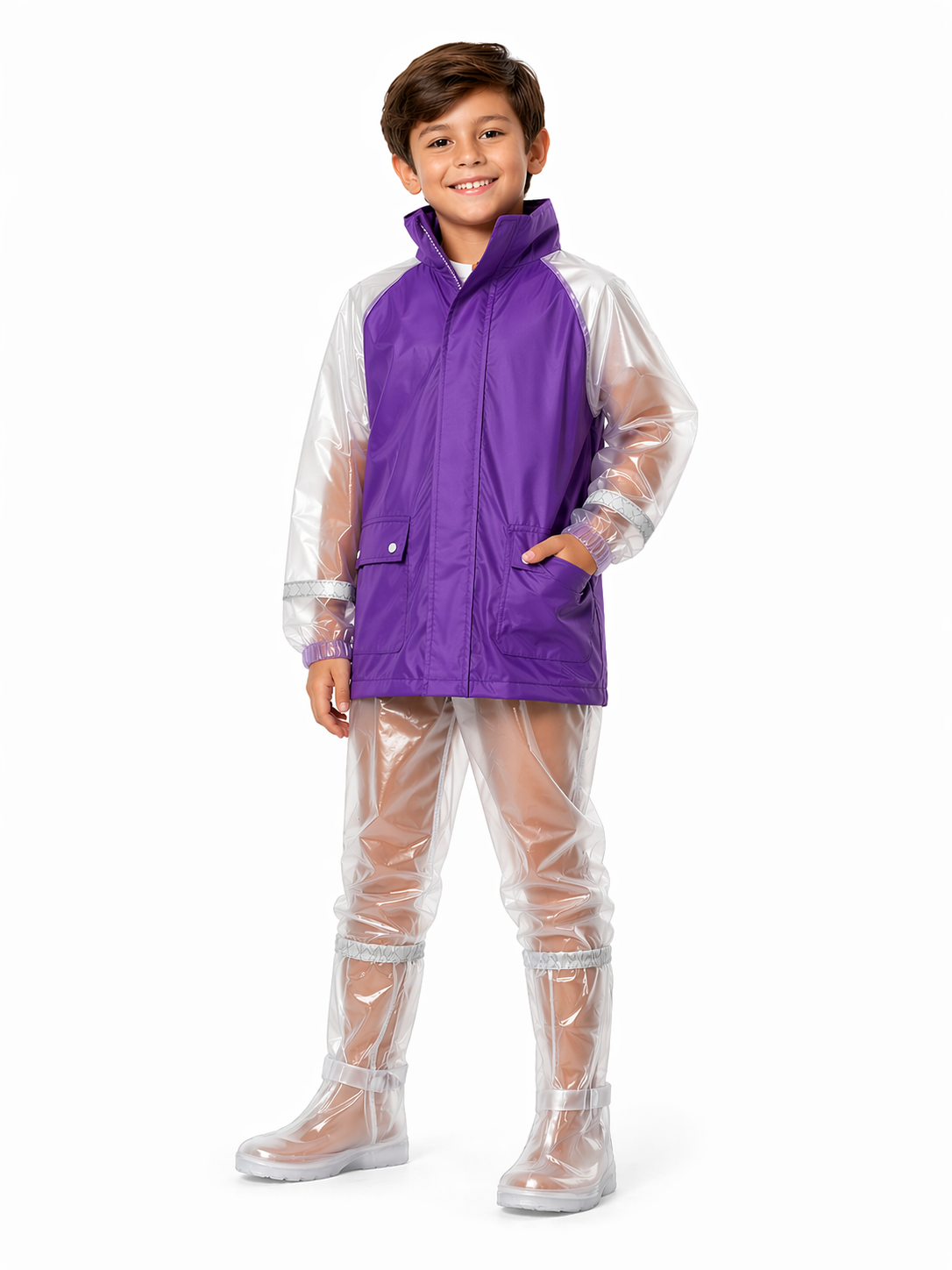 Impermeable Para Niña tipo siliconado