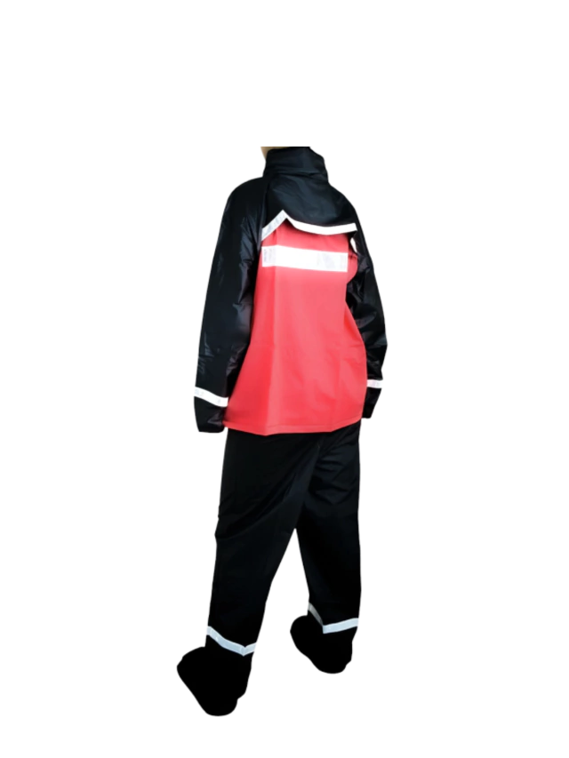 CONJUNTO IMPERMEABLE SILICONADO ROJO