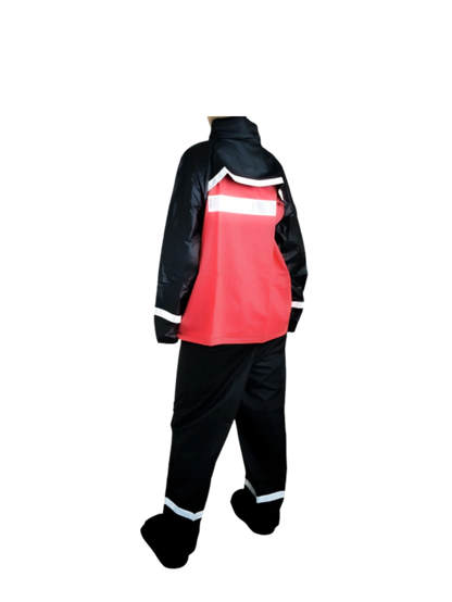 CONJUNTO IMPERMEABLE SILICONADO ROJO