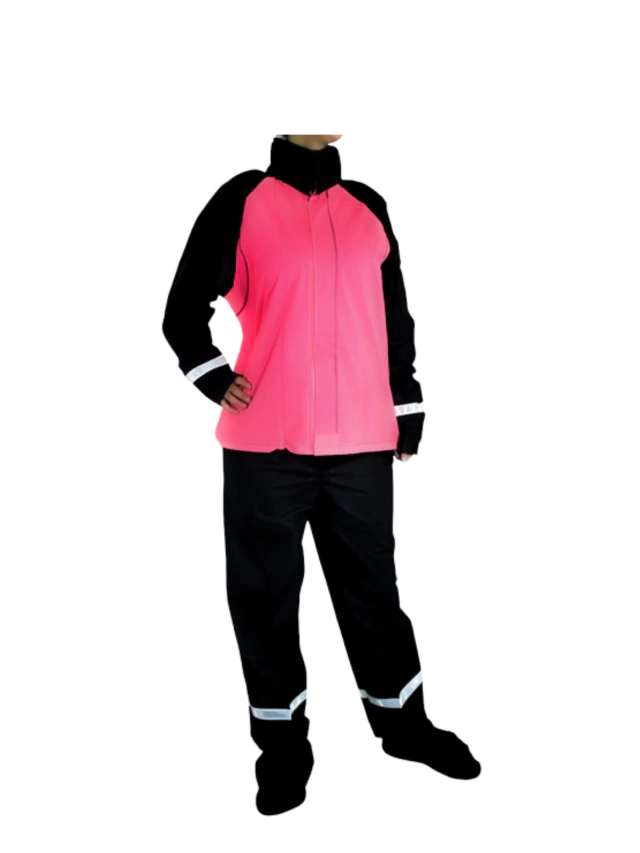 CONJUNTO IMPERMEABLE SILICONADO FUCSIA