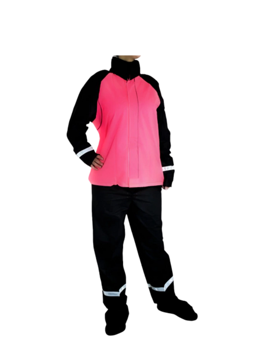 CONJUNTO IMPERMEABLE SILICONADO FUCSIA