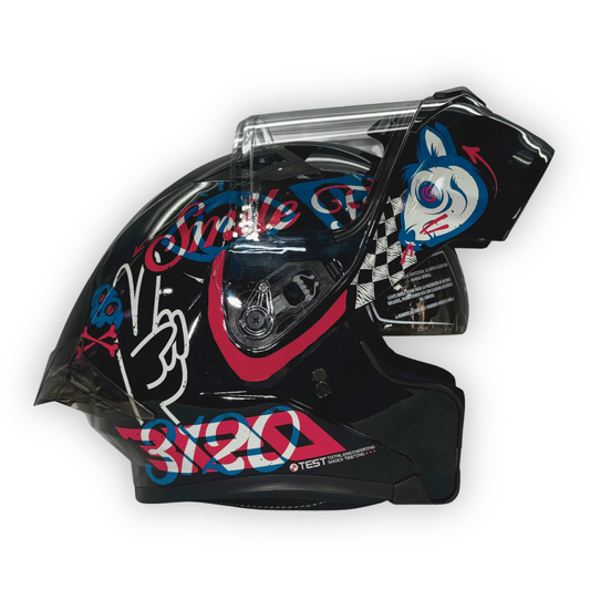 Casco ICH 3120 Abatible Certificado Brillante