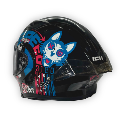 Casco ICH 3120 Abatible Certificado Brillante