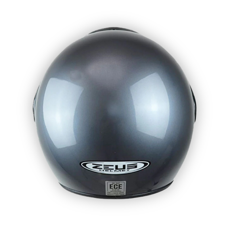 Casco Zeus 507 Abierto Gris Brillante
