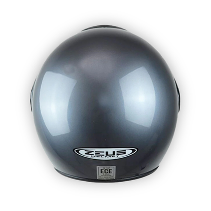 Casco Zeus 507 Abierto Gris Brillante