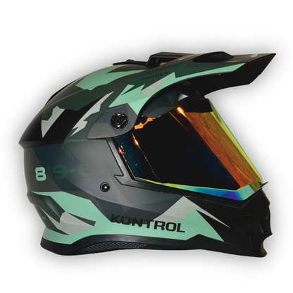 Casco KONTROL Multipropósito Verde Militar Mate
