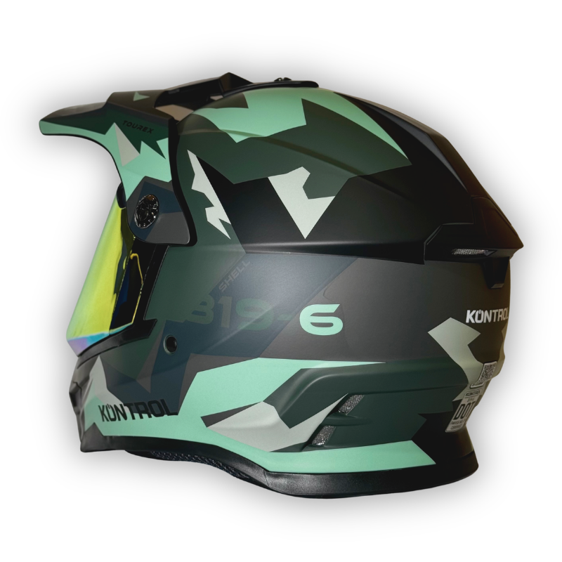 Casco KONTROL Multipropósito Verde Militar Mate