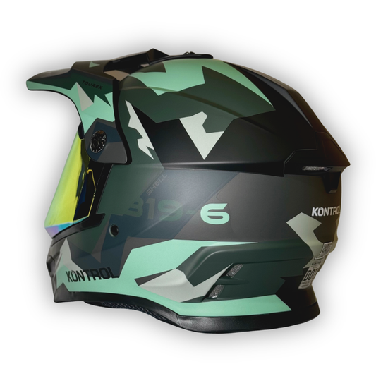 Casco KONTROL Multipropósito Verde Militar Mate