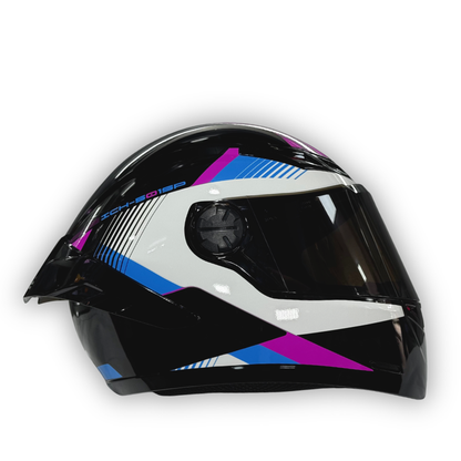 Casco Integral ICH 501 KYANU Balco-Fucsia Brillante