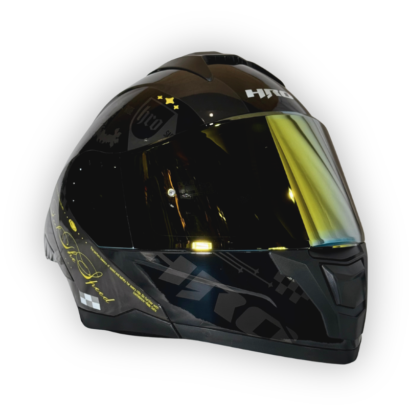 Casco HRO 3480 DV Abatible Gris Brillante