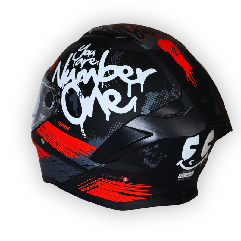Casco MT STINGER QRS Negro Mate