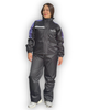 Impermeable Tipo Sudadera IMPERONE Negro-Morado