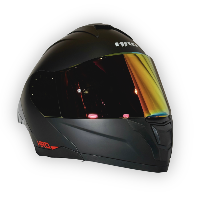Casco HRO 3480 DV Abatible Negro Mate