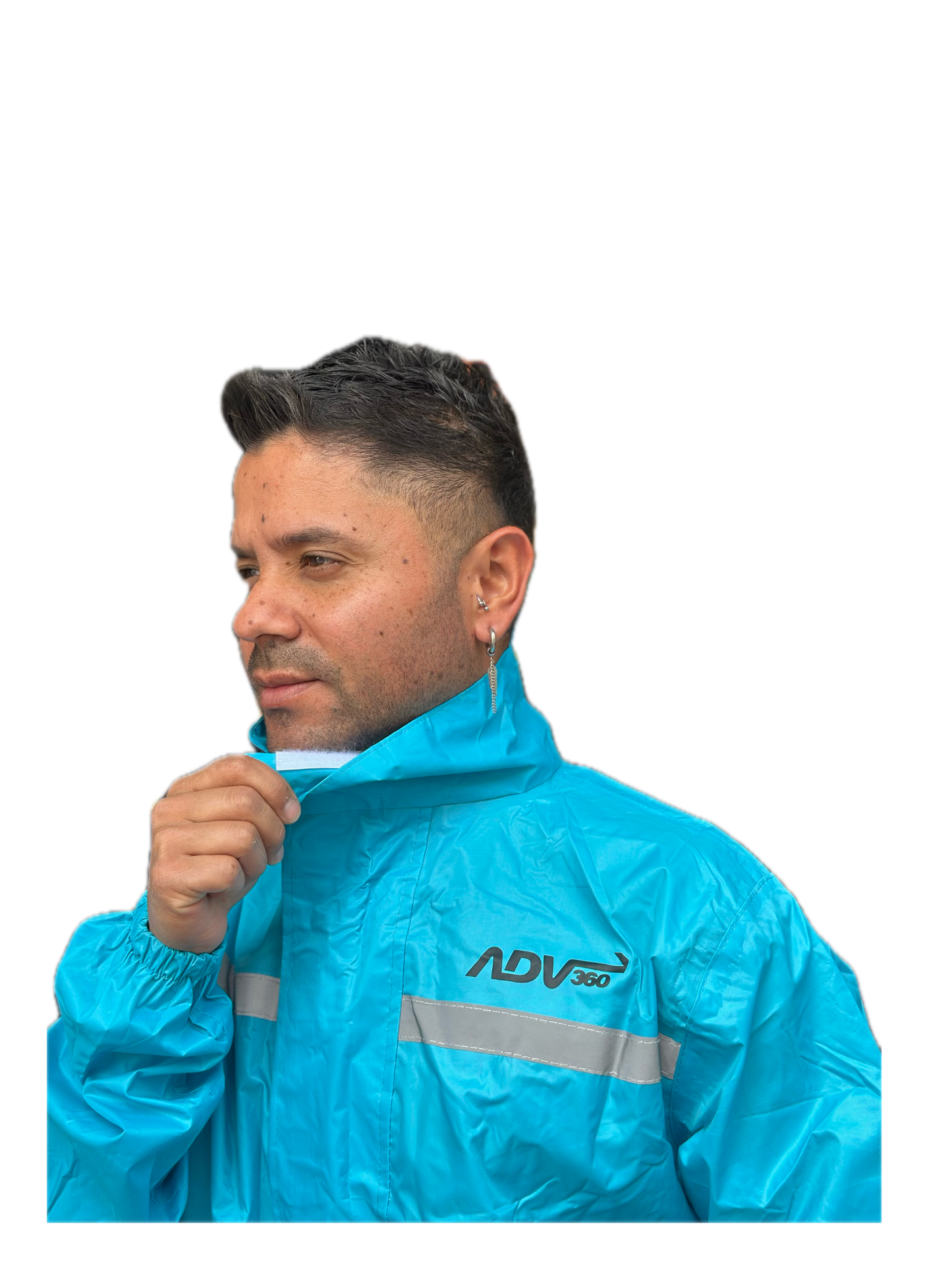 IMPERMEABLE TIPO SUDADERA ADV 360 AZUL